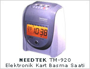 Sistem Makina - NEEDTEK TM-920 ELEKTRONİK KART BASMA SAATİ